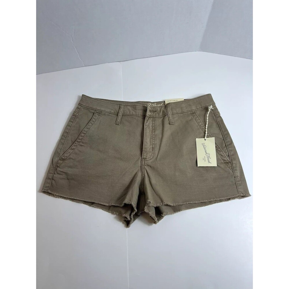 Universal Threads Stretch High Rise Shortie Shorts Women’s Size 10 R Brown